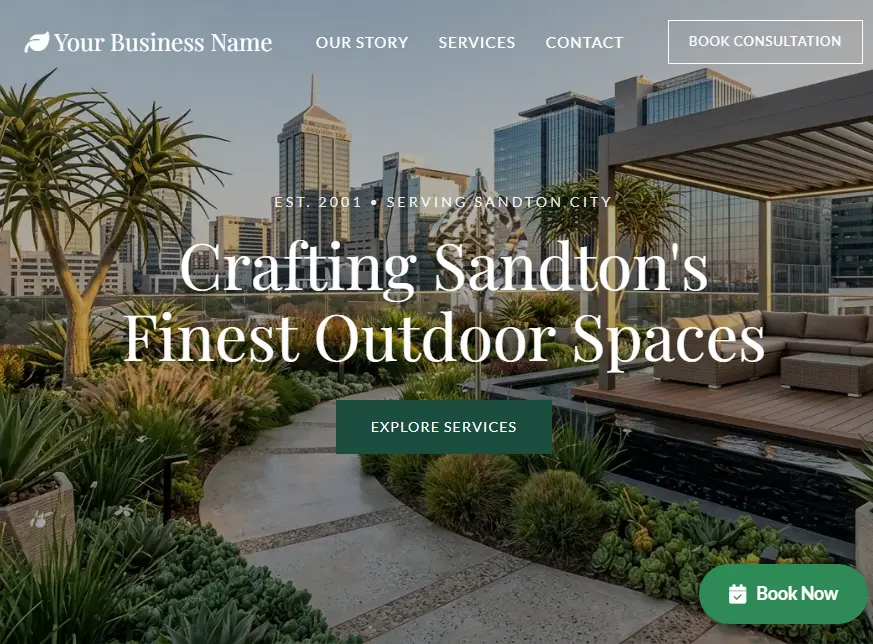 Garden Services Website Design