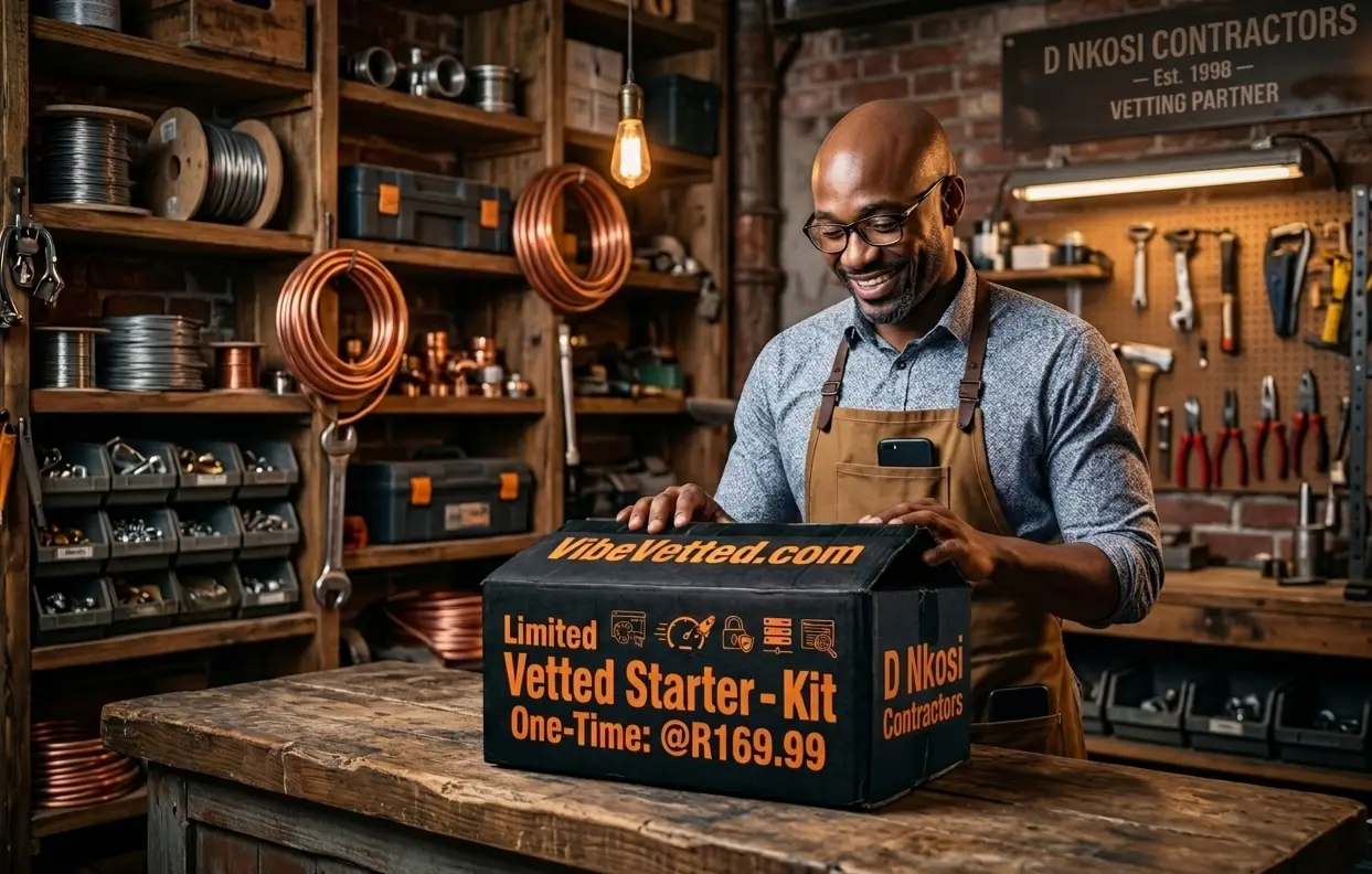 South African small business owner using mobile responsive website to get more leads online